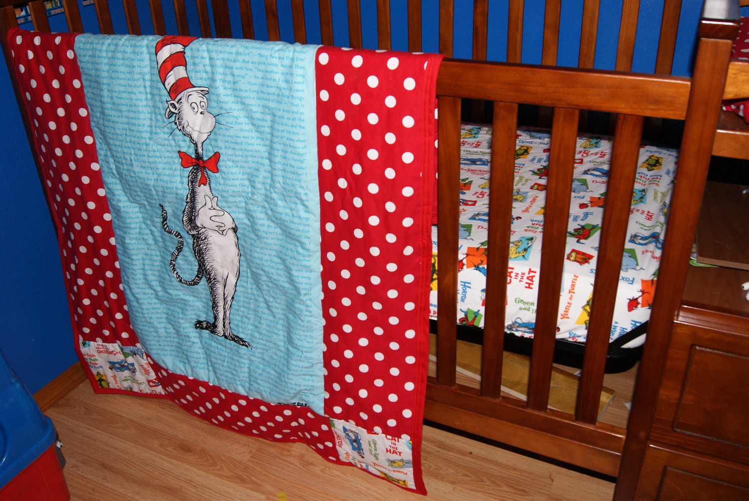 Dr Seuss Cat In The Hat Crib Bedding