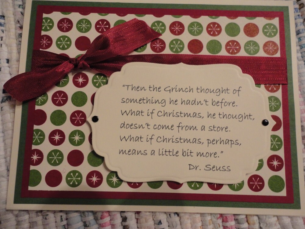 Dr Seuss Christmas Quotes Cards