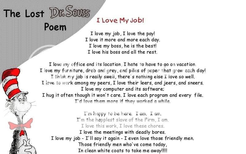 Dr Seuss Poems