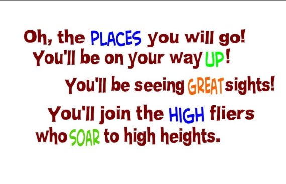 Dr Seuss Poems Oh The Places You
