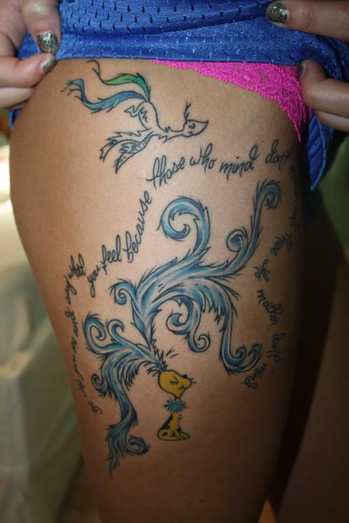 Dr Seuss Quotes Tattoo
